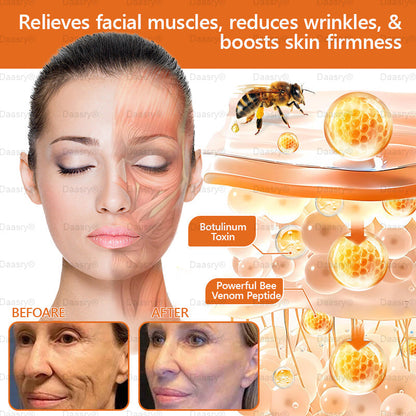 FDA Official: Daasry® Botox Bee Venom Skin Restoration Cream - Anti-aging, Hydrating, Skin Firming & Lifting, Skin Repair, Even Tone, Acne and Dark Spot Treatment, Wart and Mole Removal, and Psoriasis Relief.