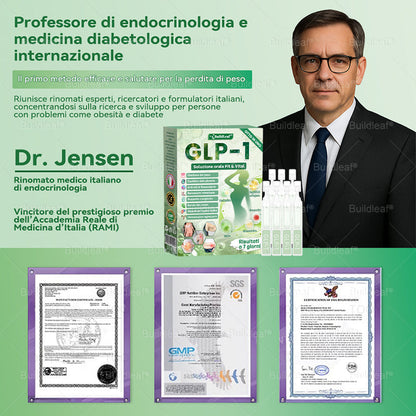 IT Negozio ufficiale🔥BuildLeaf® GLP-1 8-in-1 Fit & Vital Soluzione Orale (Solo una volta al giorno, cambiamenti visibili in 7 giorni) ✅ Per obesità, salute cardiovascolare, diabete, apnea notturna, salute intestinale, problemi articolari e altro